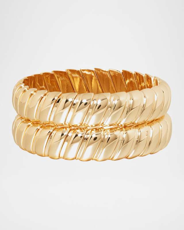 The Large Cobra Bracelet Duo
